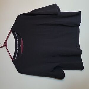 Offline By Aerie Black Crop Exercise Workout Crop Top Medium